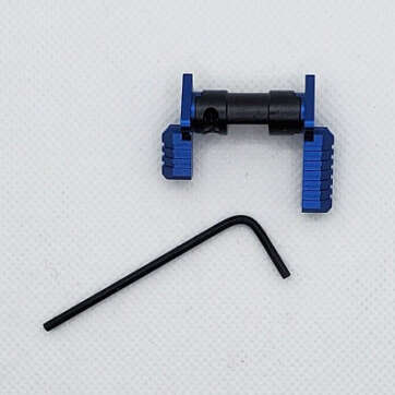 BLUE Safety Selector Enhanced Ambidextrous AR15 Anodized
