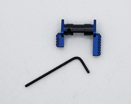 BLUE Safety Selector Enhanced Ambidextrous AR15 Anodized