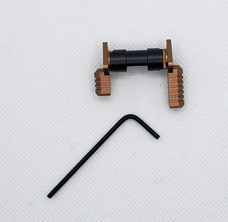 BRONZE Safety Selector Enhanced Ambidextrous AR15 Anodized