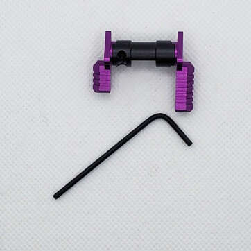 PURPLE Safety Selector Enhanced Ambidextrous AR15 Anodized