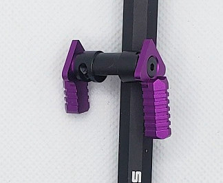 PURPLE Safety Selector Enhanced Ambidextrous AR15 Anodized - Image 2