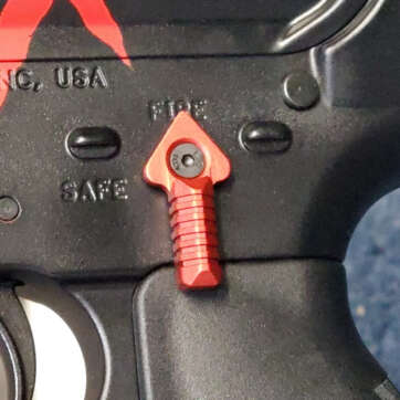 RED Safety Selector Enhanced Ambidextrous AR15 Anodized