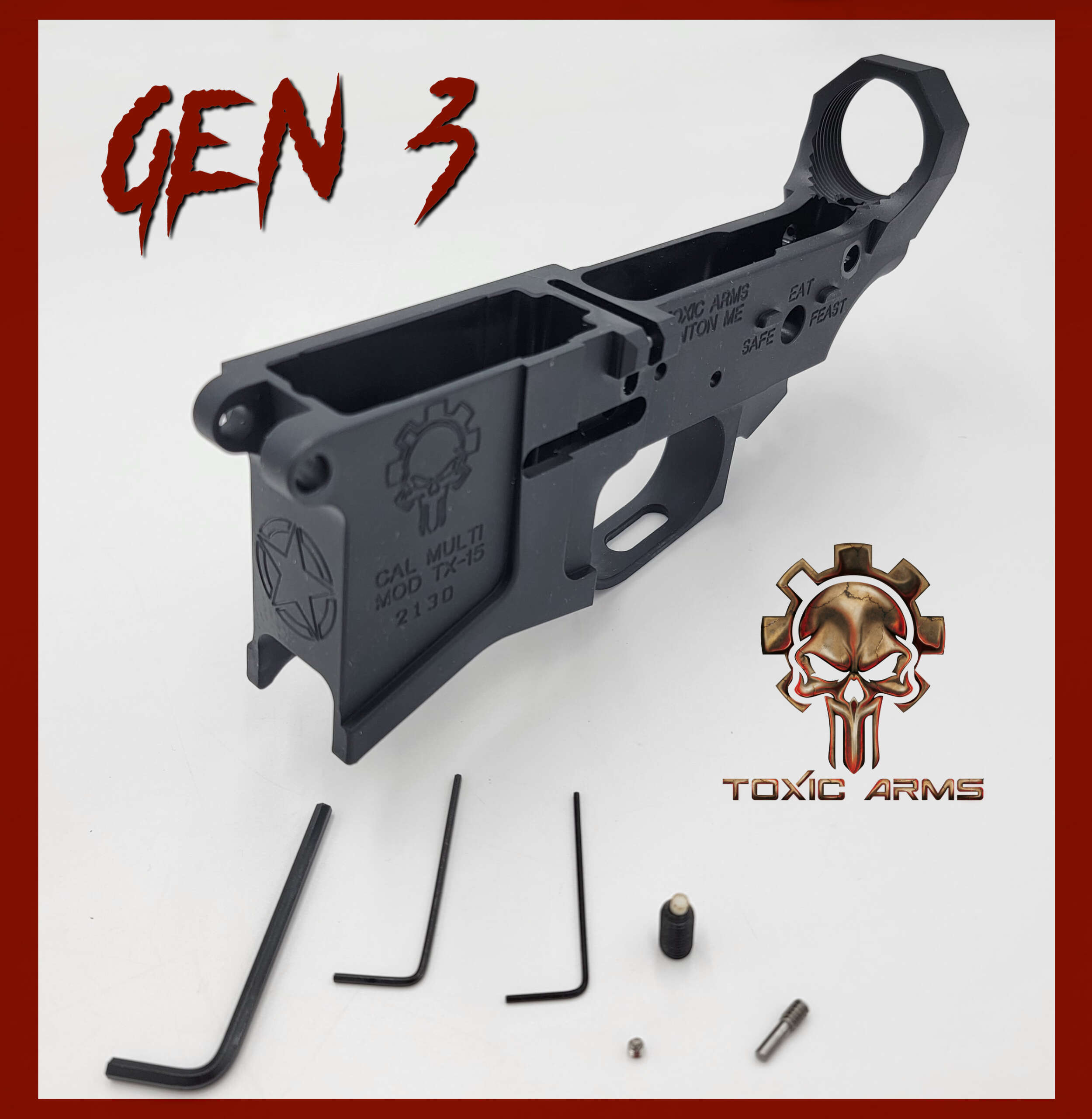 Toxic Arms Gen 3 Ultimate Billet Lower Receiver