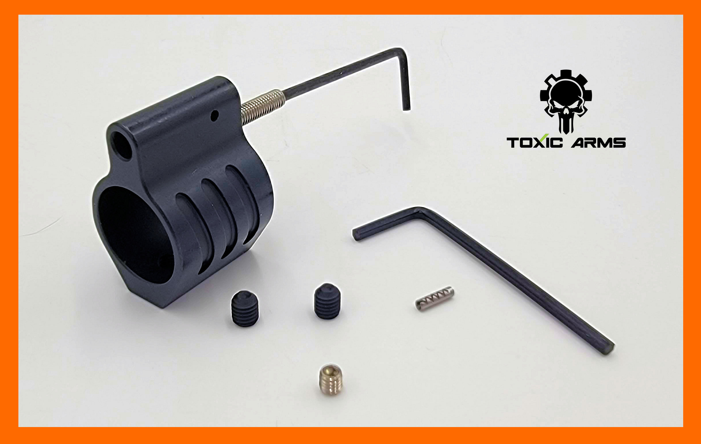 Toxic Steel Adjustable .750 Gen 2 Gas Block
