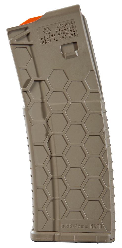 Hexmag AR-15 .223/5.56 30-Round Polymer Magazine - FDE