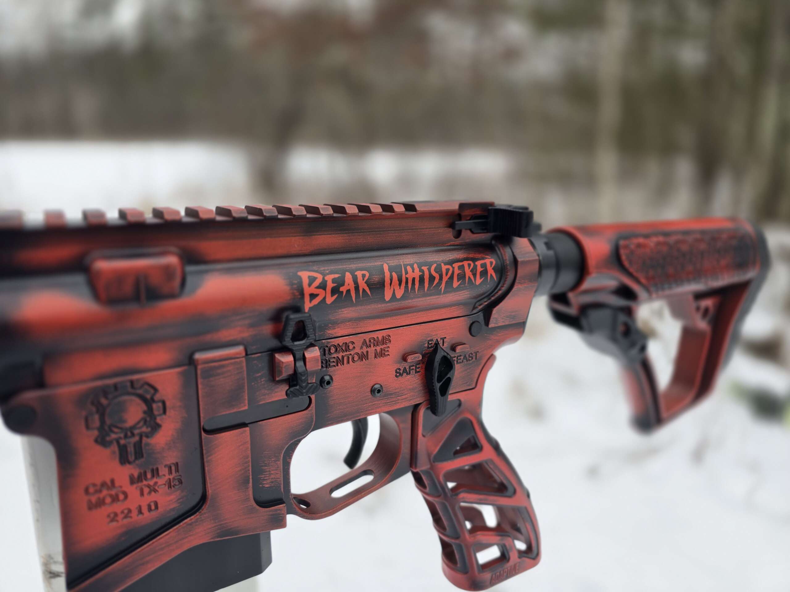 AR15 300 BLACKOUT BEAR WHISPERER LIMITED EDITION RIFLE 1 OF 10 2025 Model - Image 9