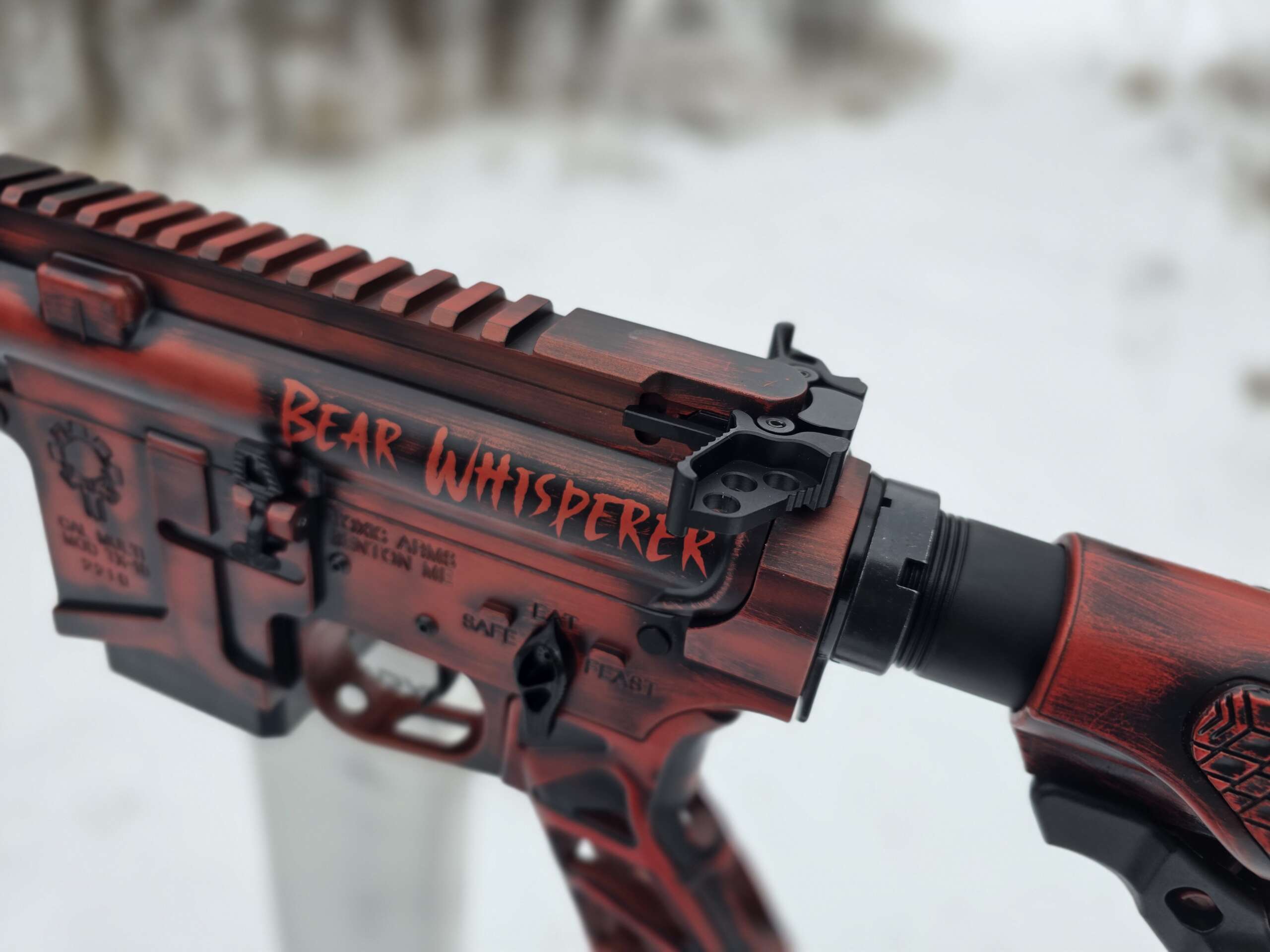 AR15 300 BLACKOUT BEAR WHISPERER LIMITED EDITION RIFLE 1 OF 10 2025 Model - Image 10