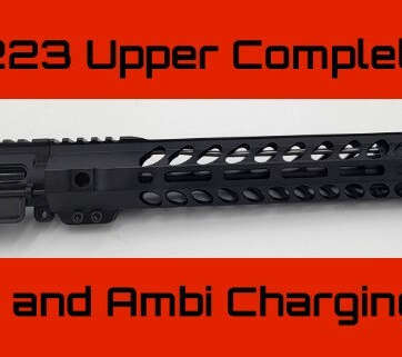 COMPLETE UPPER RECEIVER 5.56 NATO .223 16 BARREL BCG AND AMBI CHARGING AR15
