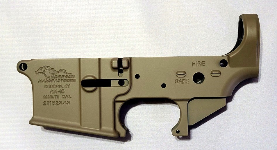 FDE FLAT DARK EARTH LOWER RECEIVER ANDERSON
