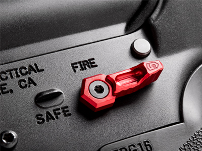 Phase 5 90 Degree Ambi Safety Selector RED