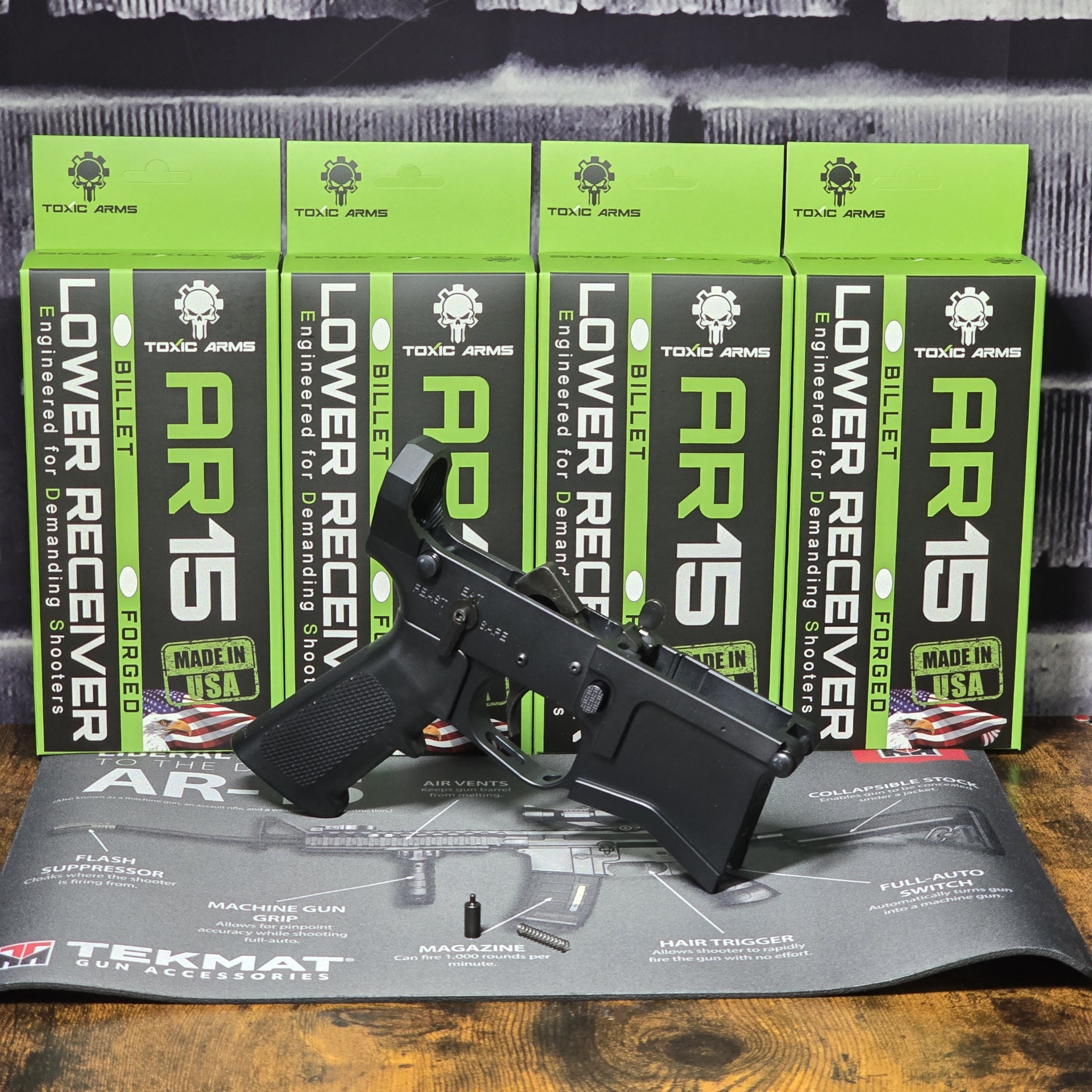 TOXIC ARMS BILLET COMPLETE LOWER RECEIVER - Image 3