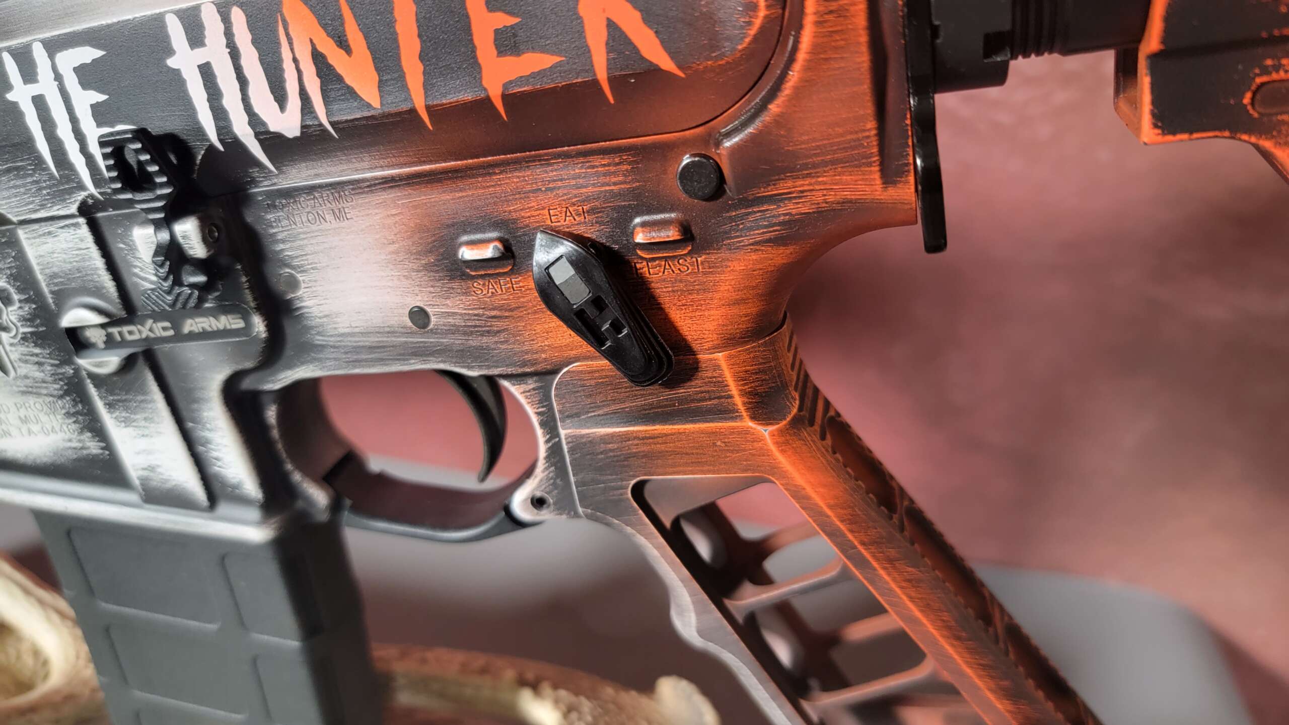 THE HUNTER AR15 RIFLE 300 BO BLACKOUT CUSTOM AR 15 1 OF 1 16" BARREL - Image 4