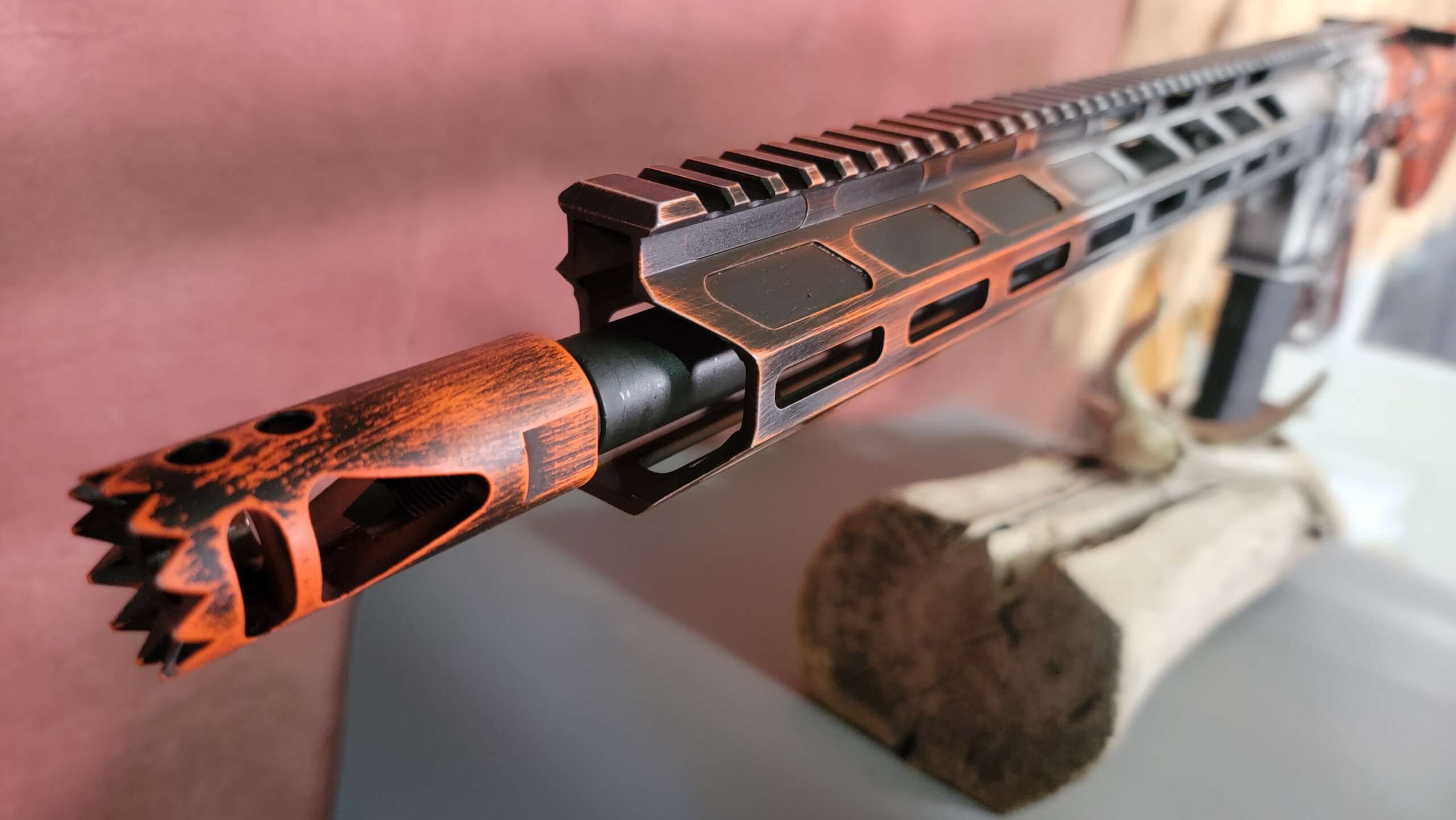 THE HUNTER AR15 RIFLE 300 BO BLACKOUT CUSTOM AR 15 1 OF 1 16" BARREL - Image 6
