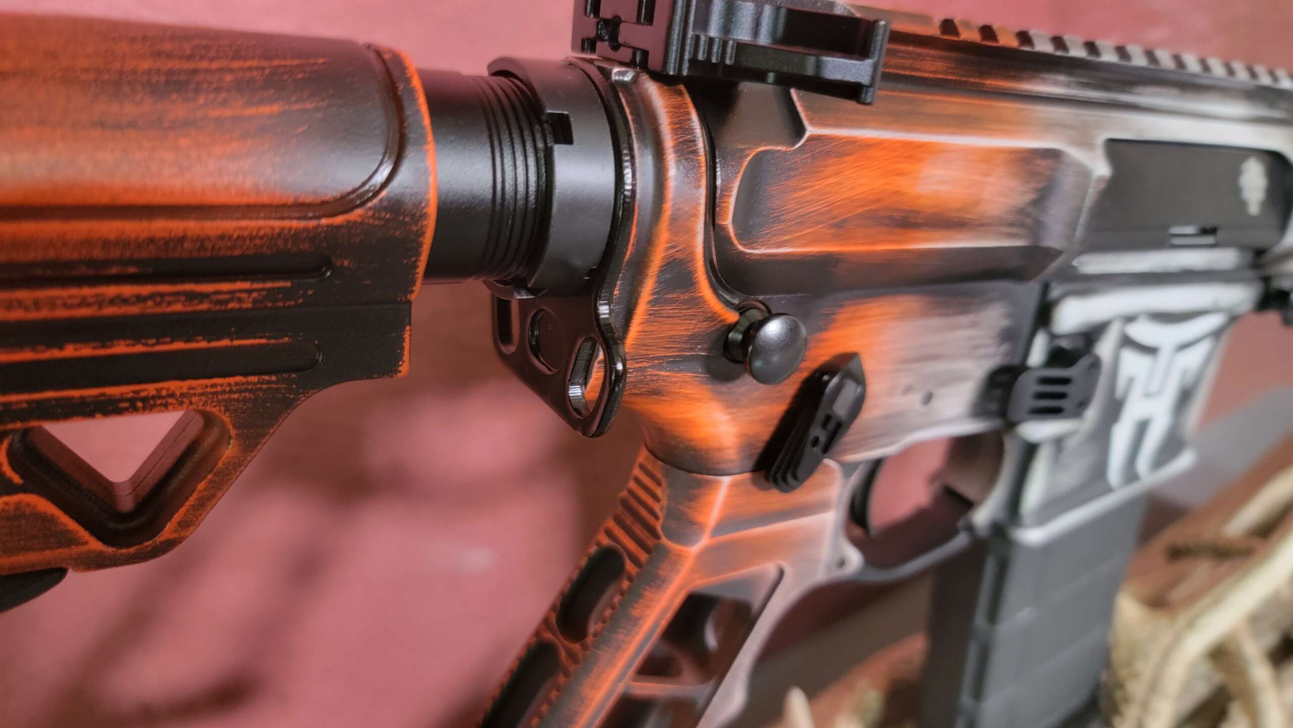 THE HUNTER AR15 RIFLE 300 BO BLACKOUT CUSTOM AR 15 1 OF 1 16" BARREL - Image 9