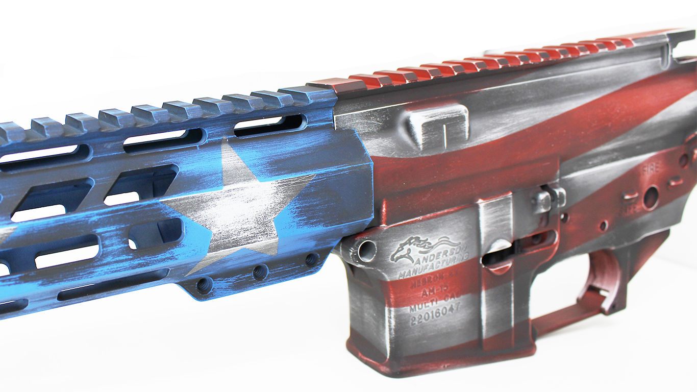PATRIOTIC ANDERSON BUILDERS KIT LOWER & UPPER RECEIVER HANDGUARD AR15