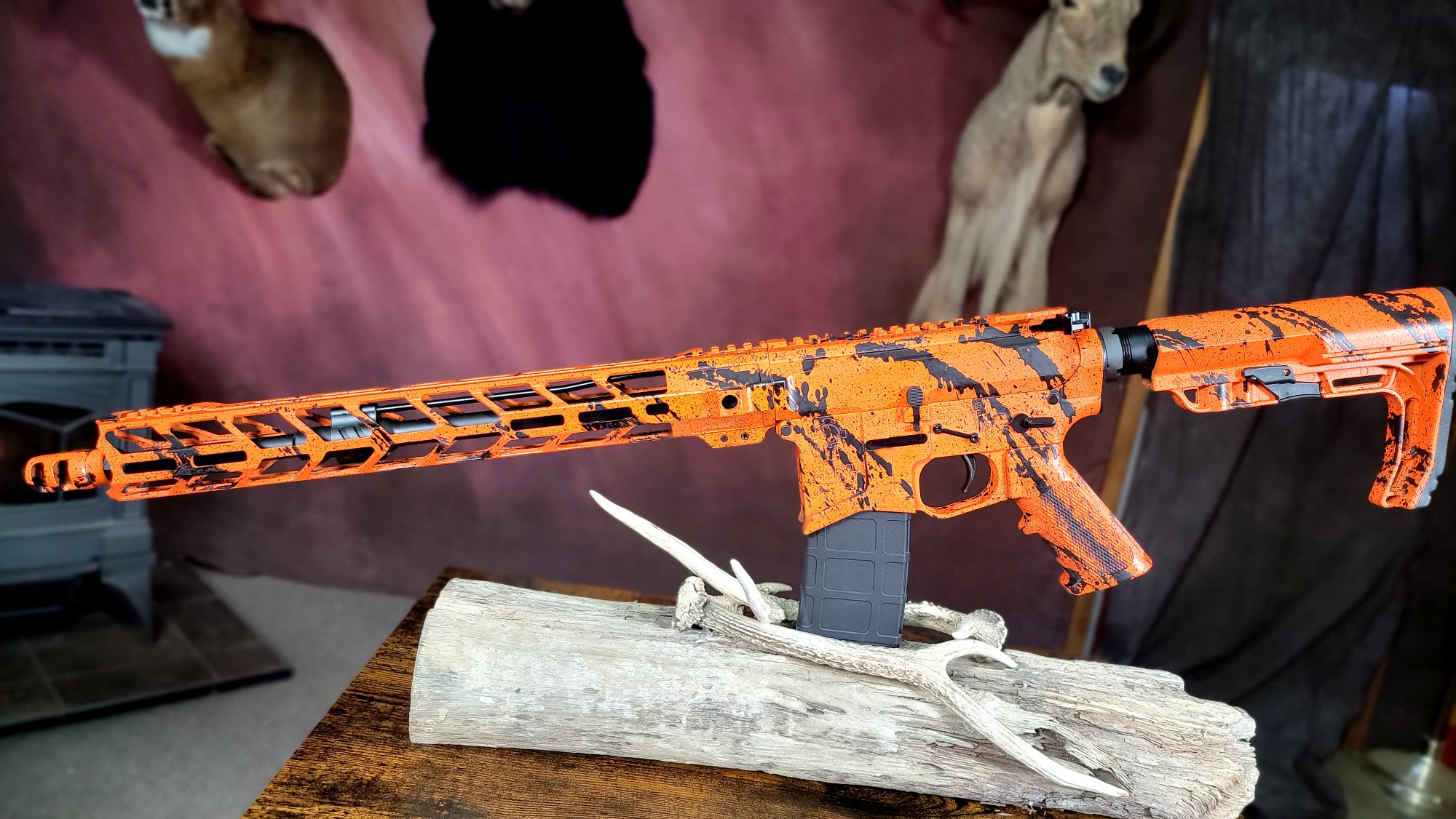 Ultra Light Orange Splash Wylde edition AR15 .223 Wylde - Image 4