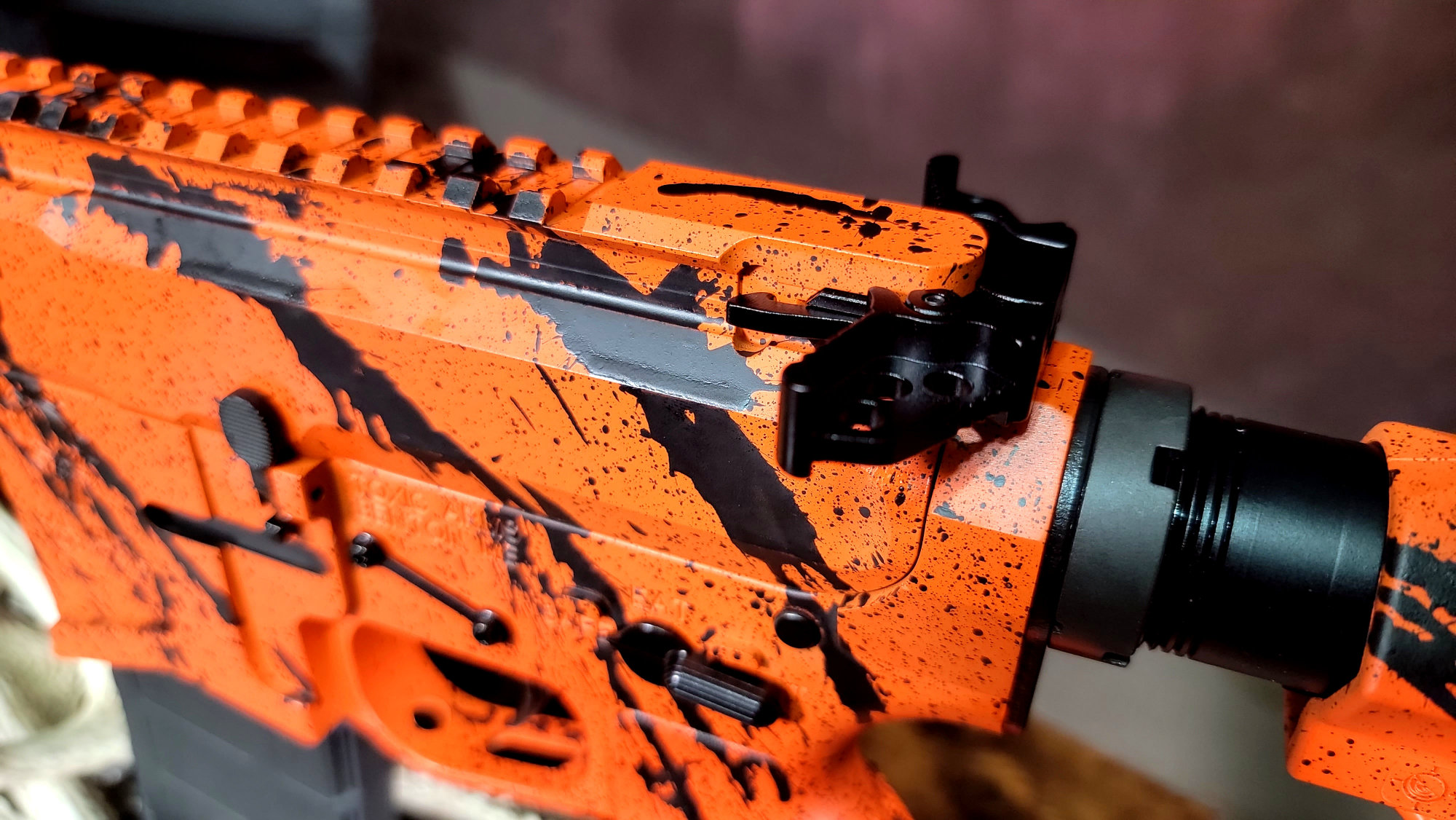 Ultra Light Orange Splash Wylde edition AR15 .223 Wylde - Image 3