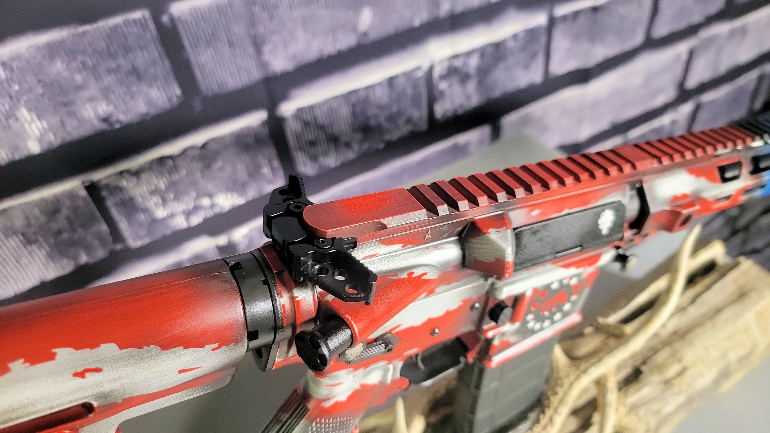350 Legend AMERICAN FLAG AR15 RIFLE Toxic Arms - Image 6