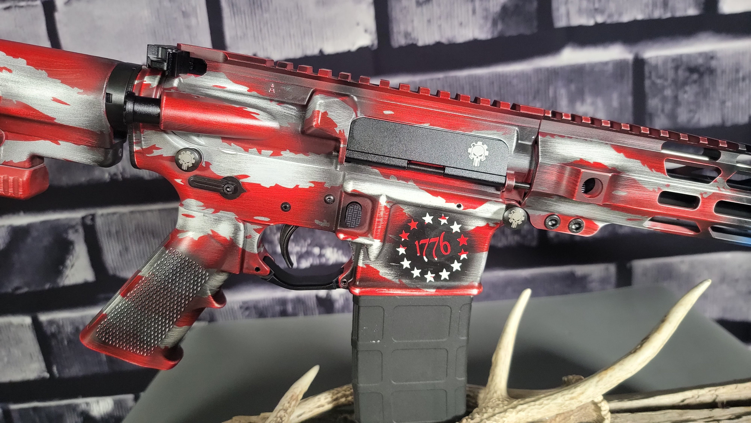 350 Legend AMERICAN FLAG AR15 RIFLE Toxic Arms - Image 5