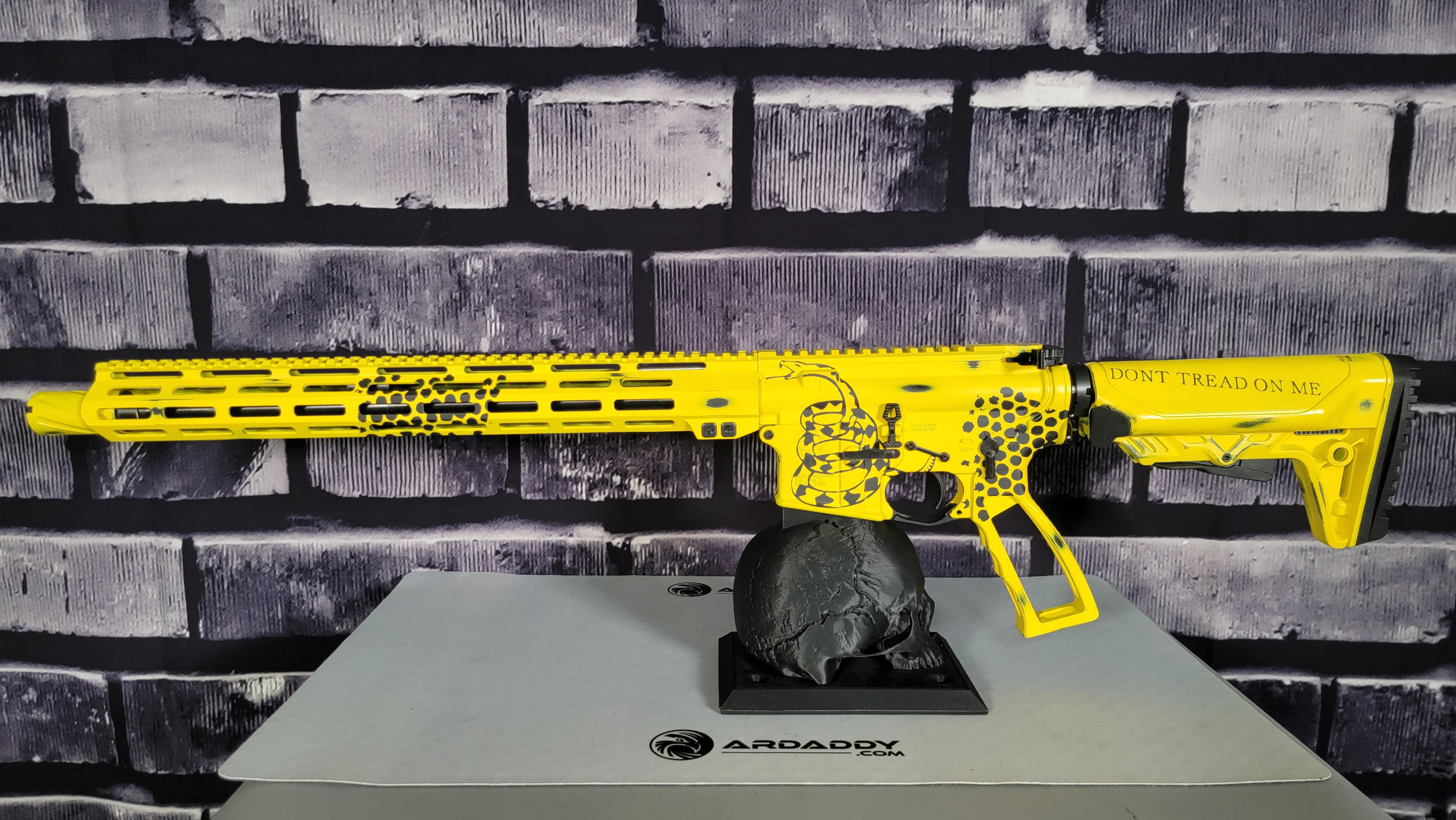 DONT TREAD ON ME AR15 RIFLE 5.56 .223 CUSTOM Cerakoted AR 15 - Image 3