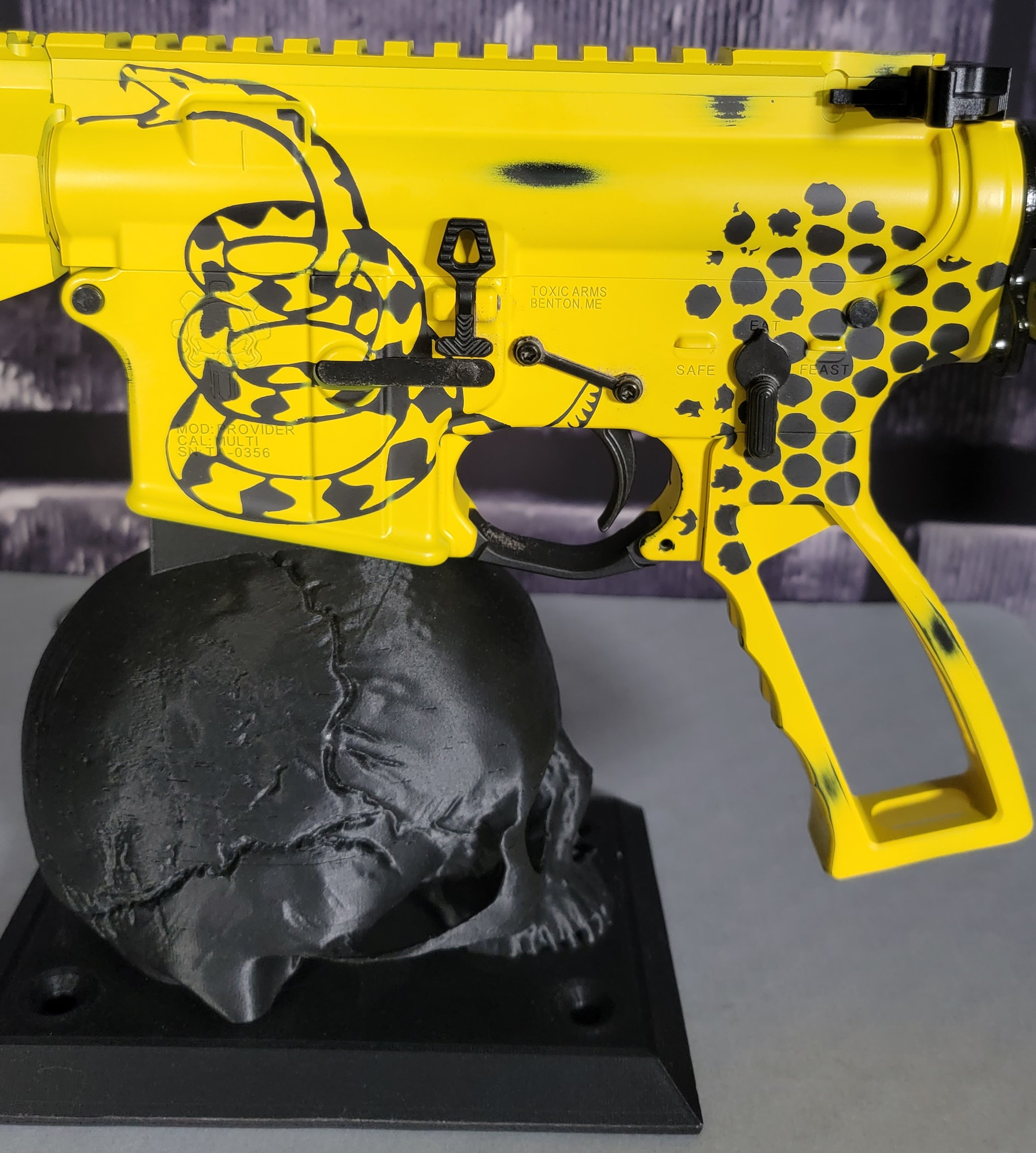 DONT TREAD ON ME AR15 RIFLE 5.56 .223 CUSTOM Cerakoted AR 15 - Image 6
