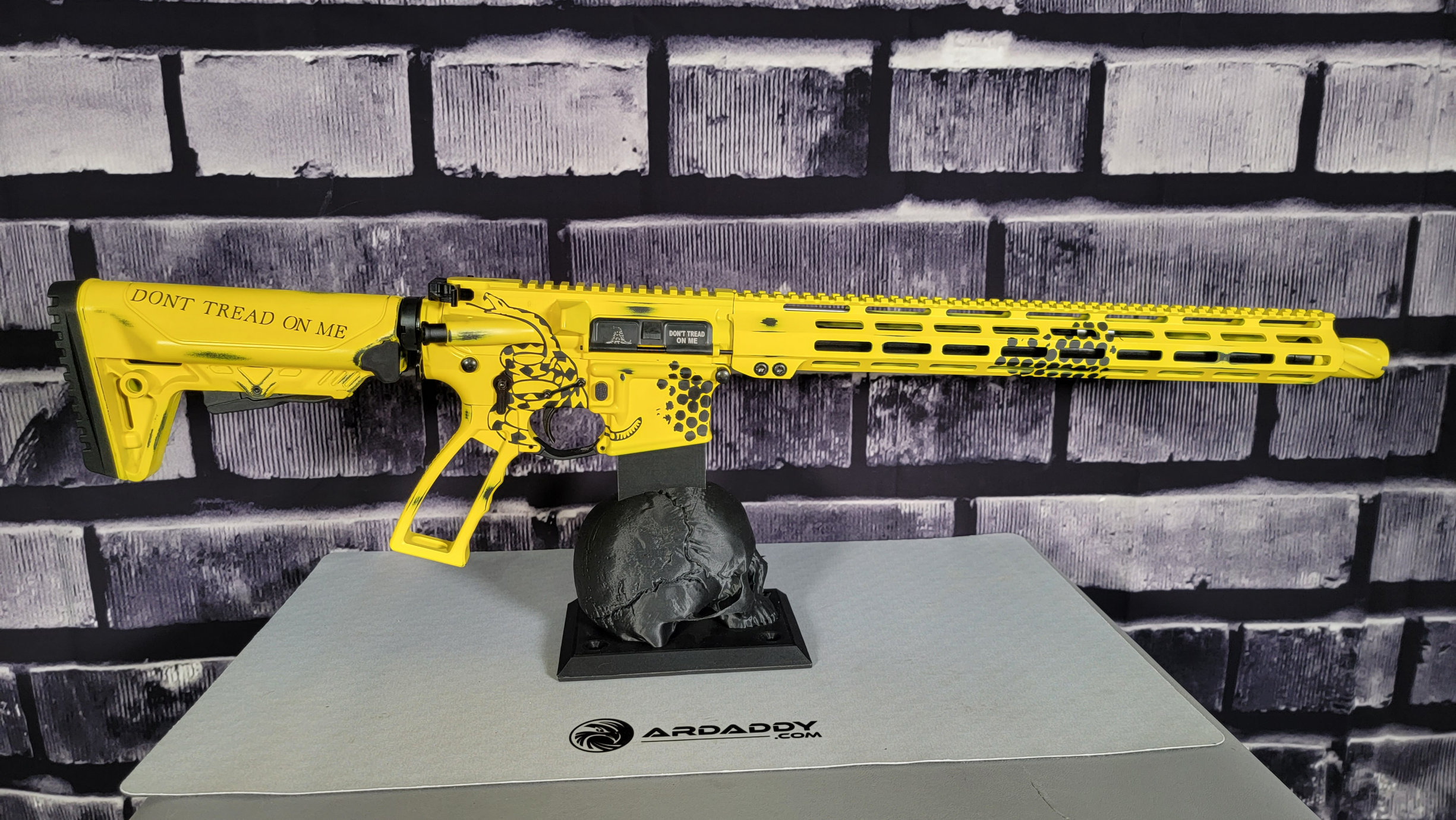 DONT TREAD ON ME AR15 RIFLE 5.56 .223 CUSTOM Cerakoted AR 15 - Image 2