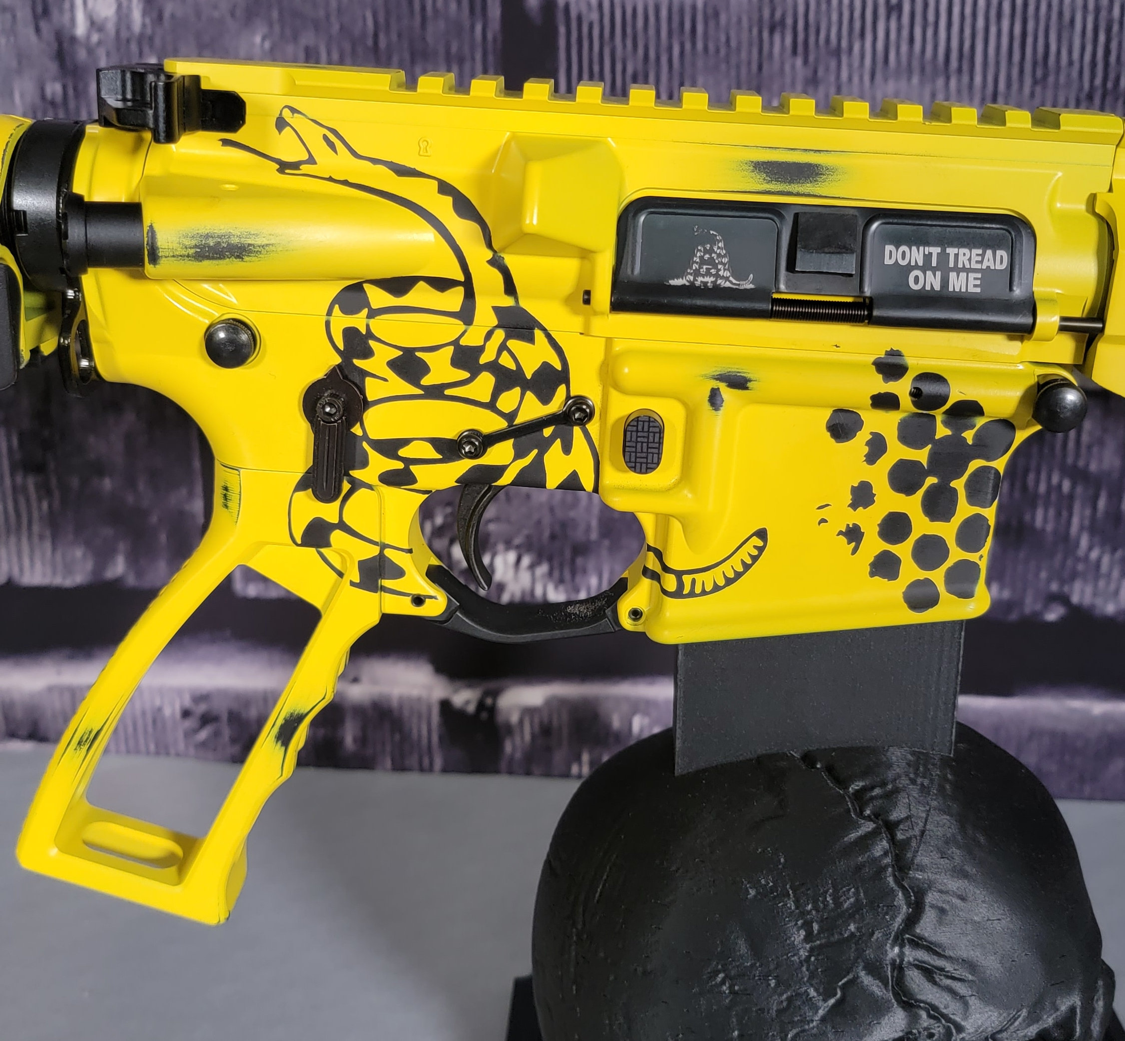 DONT TREAD ON ME AR15 RIFLE 5.56 .223 CUSTOM Cerakoted AR 15