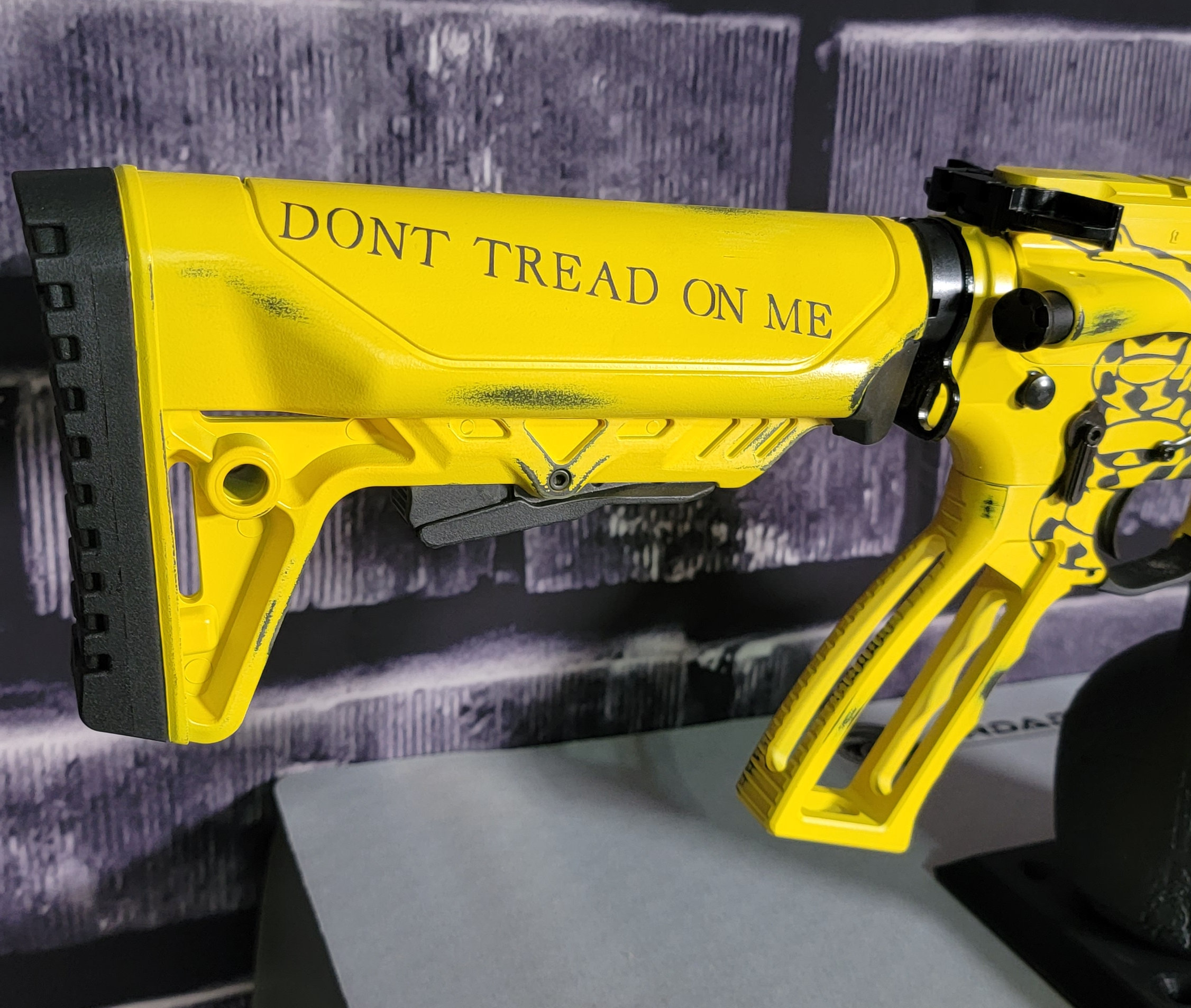 DONT TREAD ON ME AR15 RIFLE 5.56 .223 CUSTOM Cerakoted AR 15 - Image 7