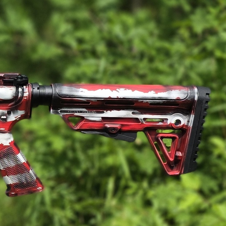 300 BO AMERICAN FLAG AR15 RIFLE Toxic - Image 7