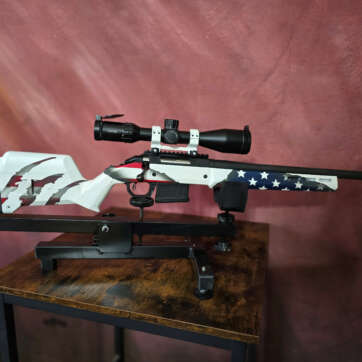 Ruger American Hunter 6.5mm Creedmoor Bolt Action Rifle Custom Flag Magpul