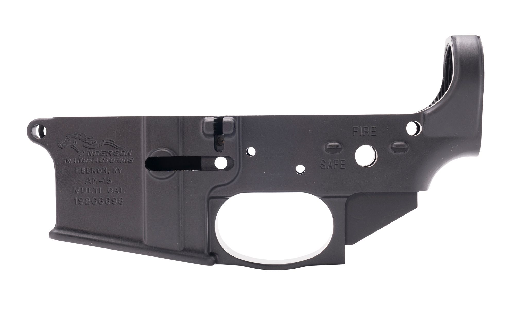 ANDERSON STRIPPED AR15 LOWER RECEIVER, CLOSED TRIGGER AM-15