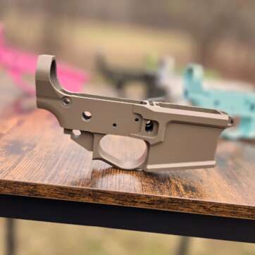 FDE FLAT DARK EARTH BILLET LOWER RECEIVER ALUMINUM AR15 Stripped 5.56 223 300 blackout SOTA
